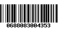 Código de Barras 0688083004353