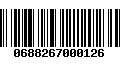 Código de Barras 0688267000126