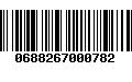 Código de Barras 0688267000782