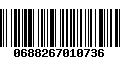 Código de Barras 0688267010736