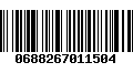 Código de Barras 0688267011504