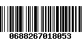Código de Barras 0688267018053