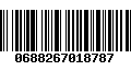 Código de Barras 0688267018787