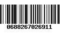 Código de Barras 0688267026911