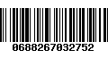 Código de Barras 0688267032752