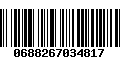Código de Barras 0688267034817