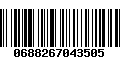 Código de Barras 0688267043505