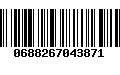 Código de Barras 0688267043871