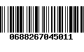 Código de Barras 0688267045011