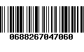 Código de Barras 0688267047060