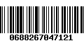 Código de Barras 0688267047121