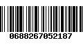 Código de Barras 0688267052187