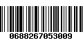Código de Barras 0688267053009