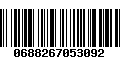 Código de Barras 0688267053092