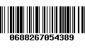 Código de Barras 0688267054389