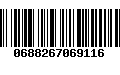 Código de Barras 0688267069116