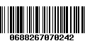 Código de Barras 0688267070242
