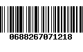 Código de Barras 0688267071218