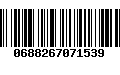 Código de Barras 0688267071539