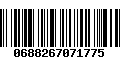 Código de Barras 0688267071775
