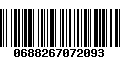 Código de Barras 0688267072093