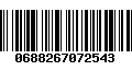 Código de Barras 0688267072543