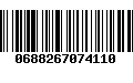 Código de Barras 0688267074110