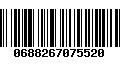Código de Barras 0688267075520