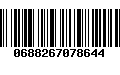Código de Barras 0688267078644