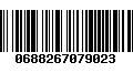 Código de Barras 0688267079023
