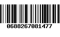 Código de Barras 0688267081477