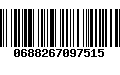 Código de Barras 0688267097515