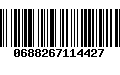 Código de Barras 0688267114427
