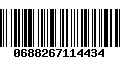 Código de Barras 0688267114434
