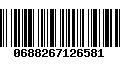 Código de Barras 0688267126581
