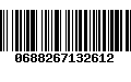 Código de Barras 0688267132612