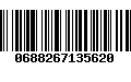Código de Barras 0688267135620