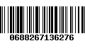 Código de Barras 0688267136276