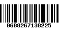 Código de Barras 0688267138225