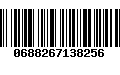 Código de Barras 0688267138256