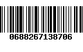 Código de Barras 0688267138706