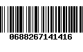Código de Barras 0688267141416