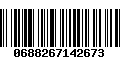 Código de Barras 0688267142673