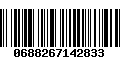 Código de Barras 0688267142833
