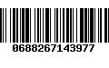 Código de Barras 0688267143977