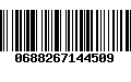 Código de Barras 0688267144509
