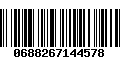 Código de Barras 0688267144578