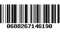 Código de Barras 0688267146190