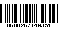 Código de Barras 0688267149351