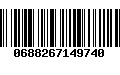 Código de Barras 0688267149740
